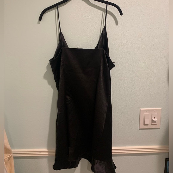 NWT Black Ruffle Dress - Picture 7 of 9